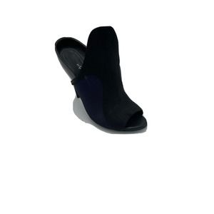 Phillip Lim Stiletto Heels Mule Slides Black Blue Never Worn Designer 37.5 US 7